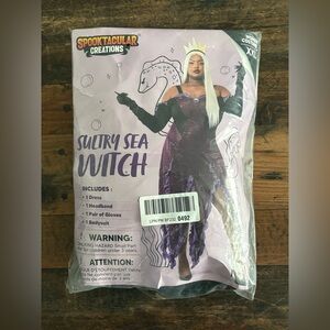 Spooktacular Creations Women Sultry Sea Witch Halloween Costume Size XXL